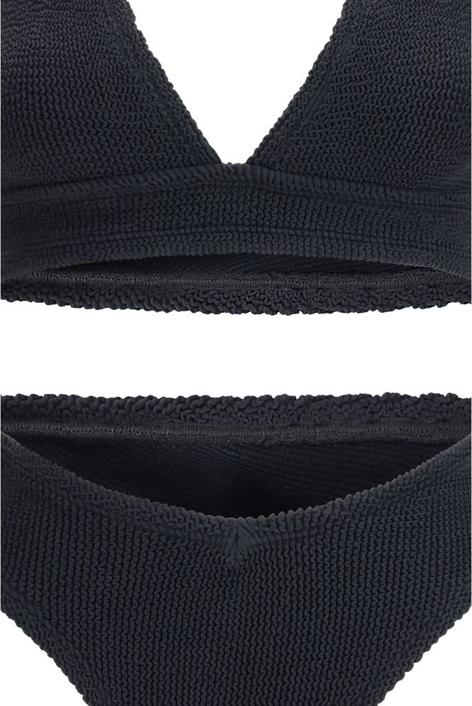 Black Polyamide One-Piece Swimsuit Hunza G