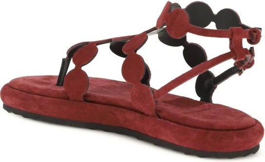 Brown Calf Leather Bos Taurus Platform Sandals