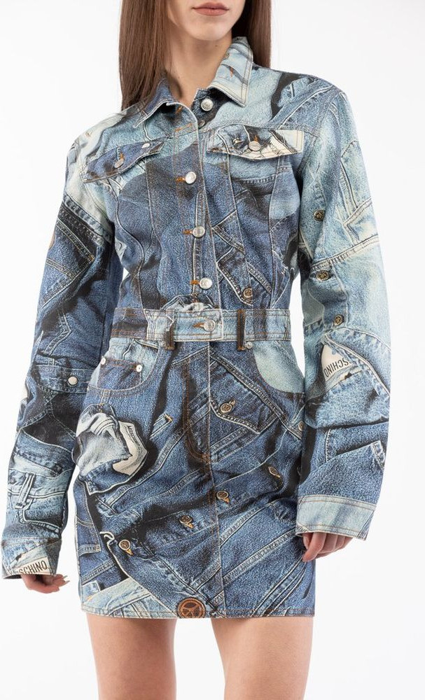 Cotton Casual Dress Moschino