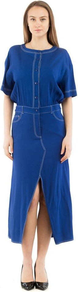 Multicolor Marabou Casual Dress Moschino