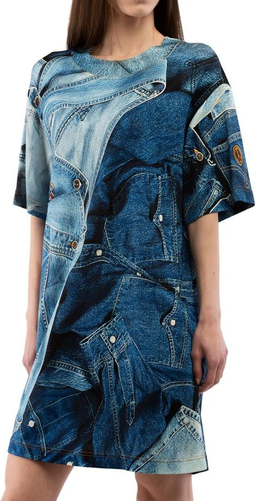 Multicolor Viscose Casual Dress Moschino
