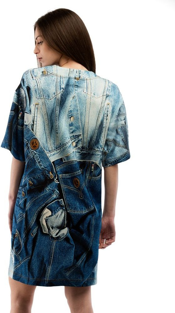 Multicolor Viscose Casual Dress Moschino