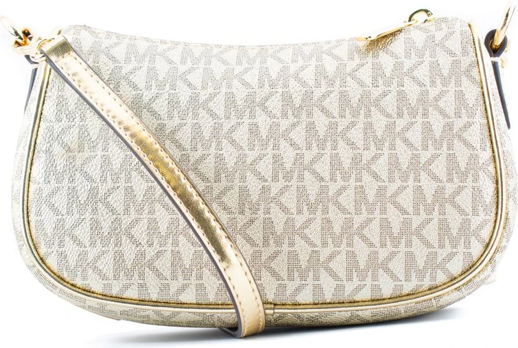 Золотая Канвасная Сумка Michael Kors