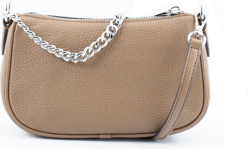 Коричневая сумка через плечо из меха Michael Kors