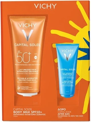 Vichy Защитное молочко SPF50+ и набор после загара