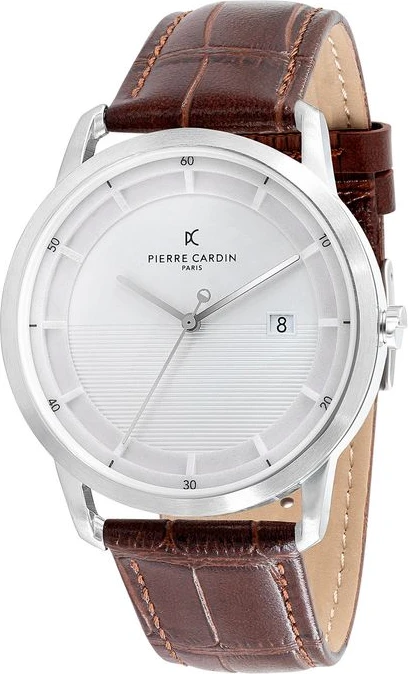 Pierre Cardin Коричневые кожаные наручные часы