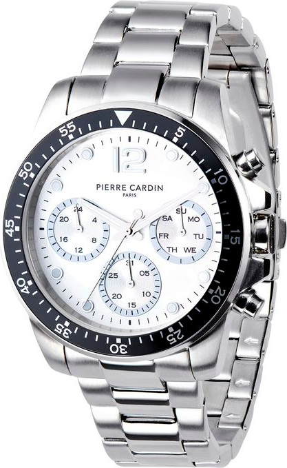 Серые часы Pierre Cardin из нержавеющей стали