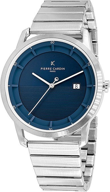 Pierre Cardin Серые кварцевые часы из нержавеющей стали
