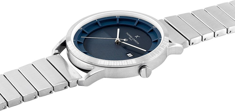 Pierre Cardin Серые кварцевые часы из нержавеющей стали