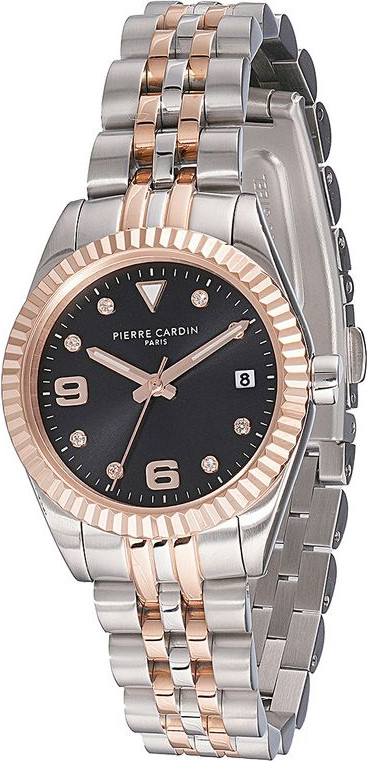 "Серые часы Pierre Cardin из нержавеющей стали"