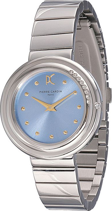 Pierre Cardin Серые часы для торжественных случаев из нержавеющей стали