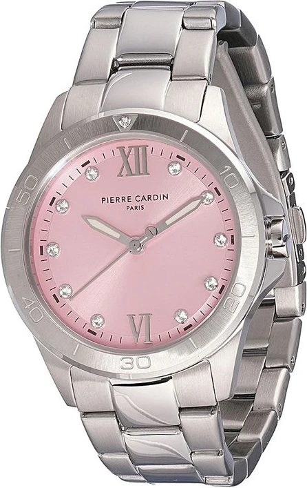 Gray Stainless Steel Dress Watch Pierre Cardin