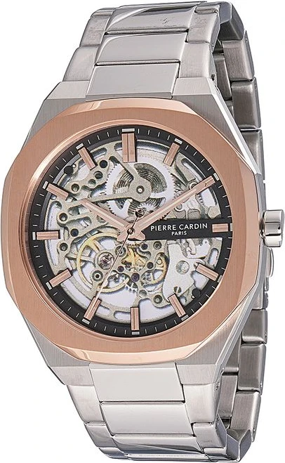 Серые часы Pierre Cardin из нержавеющей стали