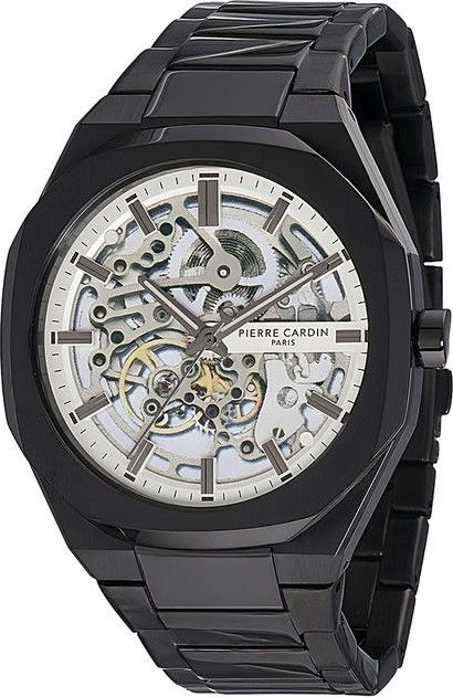 Черные часы Pierre Cardin из нержавеющей стали