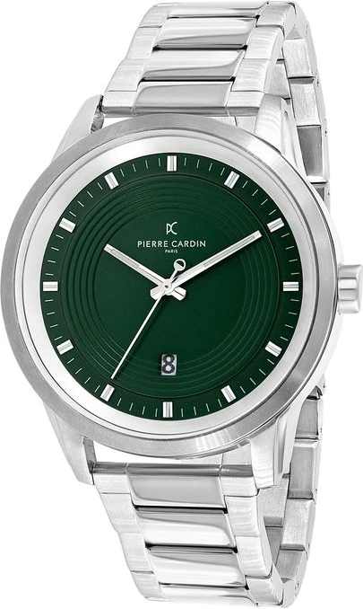 Серые часы Pierre Cardin из нержавеющей стали