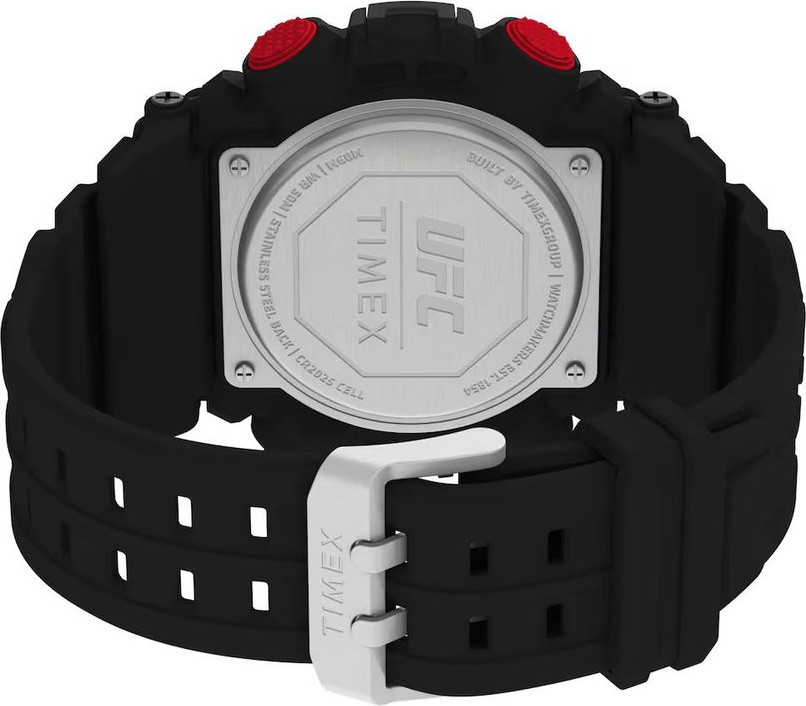 Черные спортивные часы Timex с ремешком из каучука