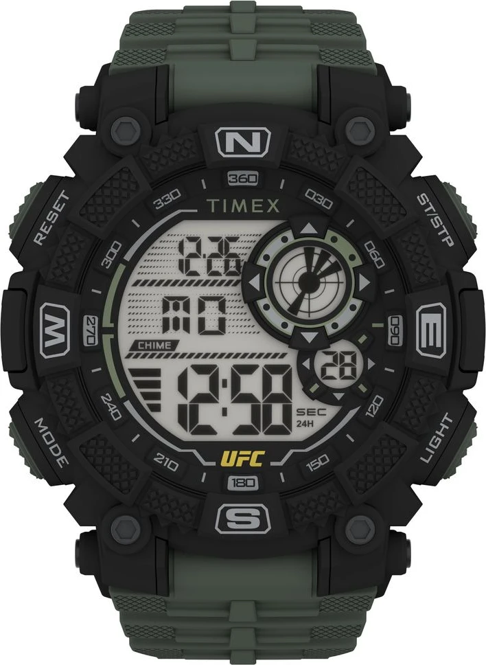 Bicolor Rubber Sport Watch Timex