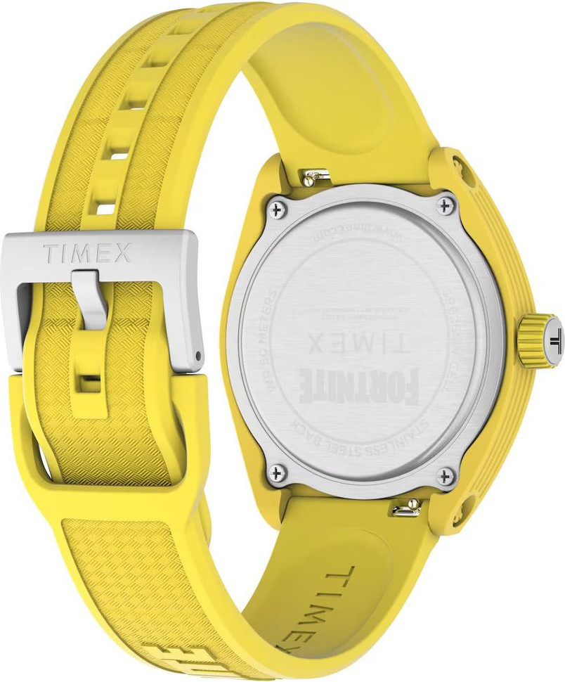 Двухцветные резиновые спортивные часы Timex