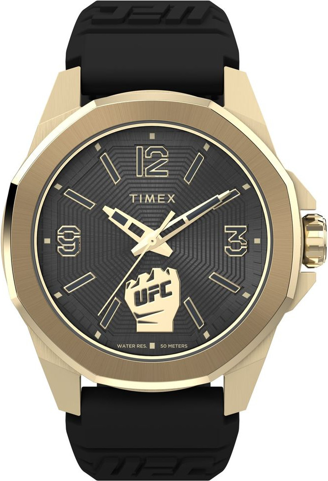 Черные спортивные часы Timex из синтетических материалов