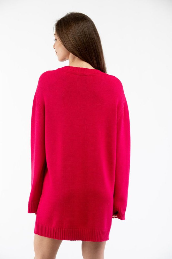 Fuchsia Wool Casual Dress Moschino