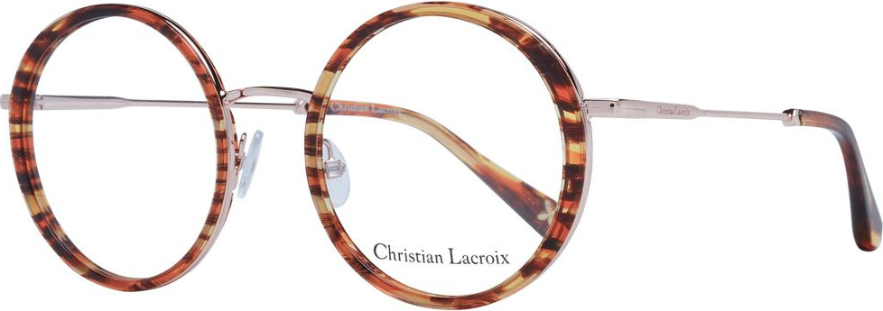 Коричневая металлическая оправа для очков Christian Lacroix