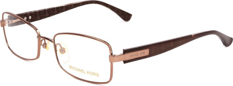 Коричневая металлическая оправа для очков Michael Kors