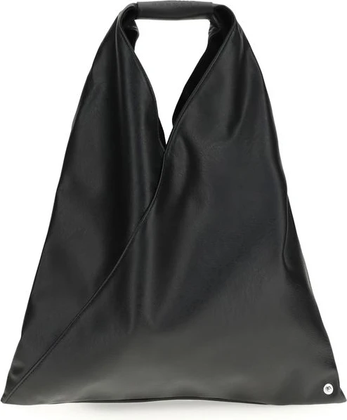 Black Polyethylene Handbag MM6
