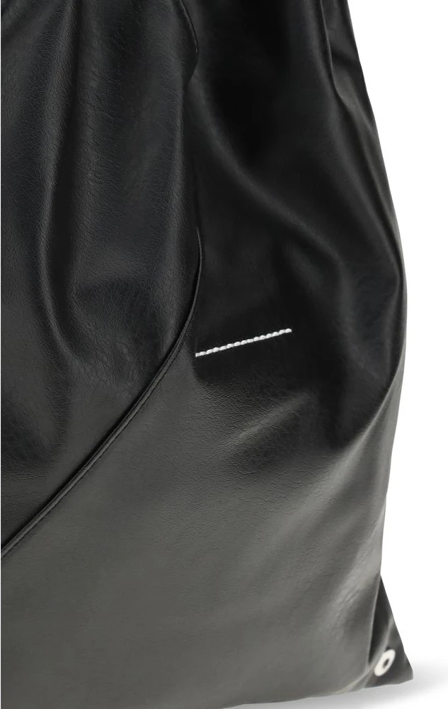Black Polyethylene Handbag MM6