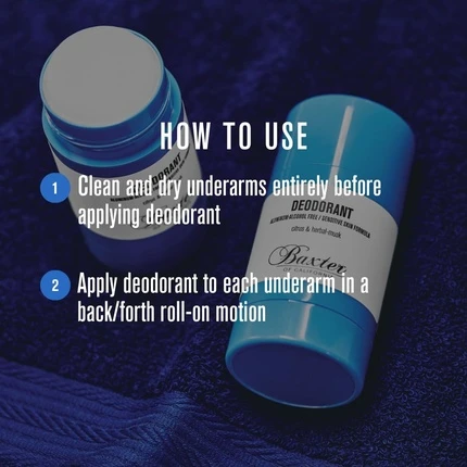 Дезодорант Baxter Of California Active Odor Protection Citrus & Herbal Musk