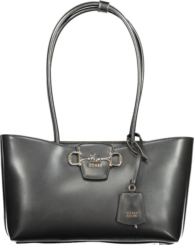 Черная женская сумка Guess Shoes из полиуретана