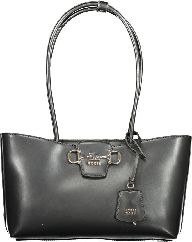 Черная женская сумка Guess Shoes из полиуретана