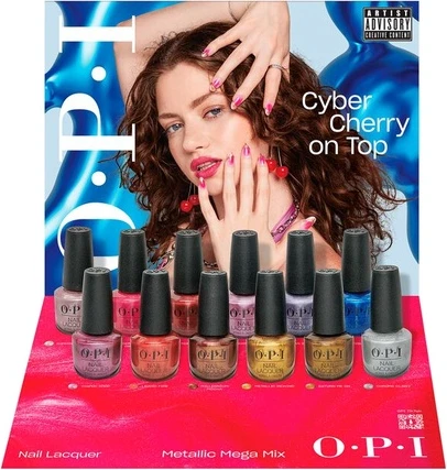 Лак для ногтей Metallic Mega Mix 12 x 15 мл набор лаков OPI