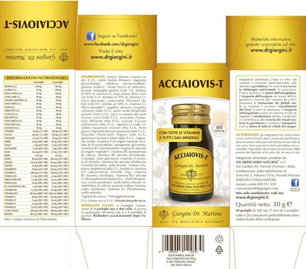 Dr Giorgini Acciaiovist Таблетки