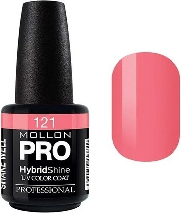 Mollon Pro Полуперманентный гибридный лак для ногтей Summer Mood 121