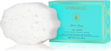 Spongellé Pedibuffer Очищает, Отшелушивает и Полирует Стопы с Ароматом Морской Травы