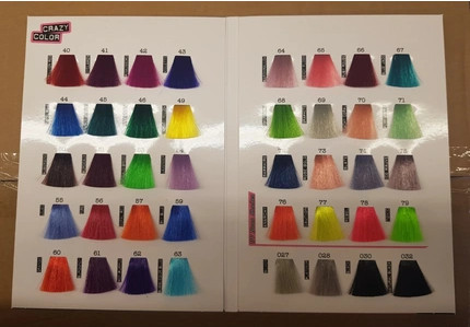 Crazy Color Палитра оттенков