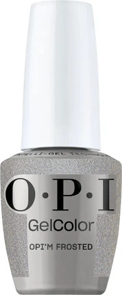 Гель-лак Gelcolor OPI Opim Frosted Semisheer Soft Cool Holographic Silver Shimmer Led Cure Gel Nail Polish 0,5 жидкой унции