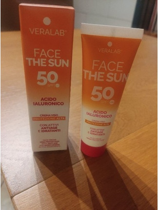 Солнцезащитный крем для лица Face The Sun Veralab