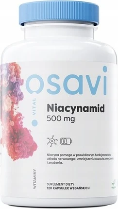 Ниацинамид Osavi 500 мг, 120 веганских капсул