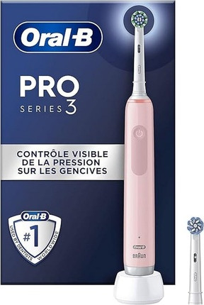 Электрическая зубная щетка Oral-B Pro Series 3 Розовая
