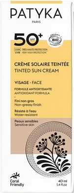 Солнцезащитный крем для лица Patyka с оттенком SPF50