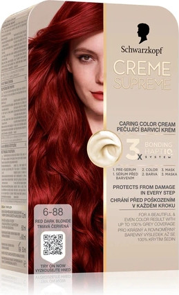 Permanent Hair Dye Schwarzkopf Creme Supreme