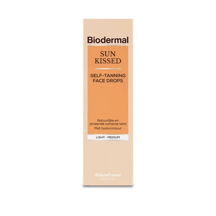 Капли для лица с эффектом загара Biodermal