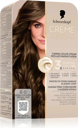 Permanent Hair Dye Schwarzkopf Creme Supreme