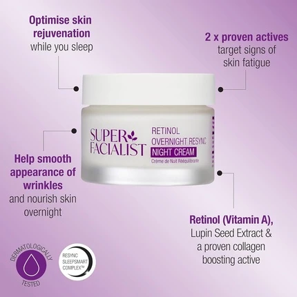 Super Facialist Retinol Overnight Resync Night Cream