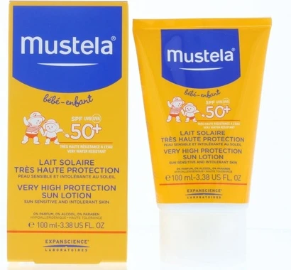 Mustela Молочко для очень высокой защиты от солнца