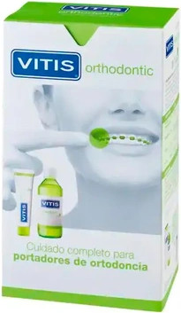 Набор зубной пасты и ополаскивателя Vitis Orthodontic