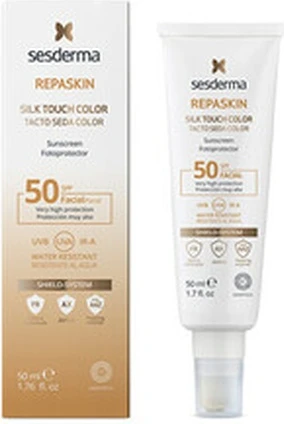Тонирующий защитный крем для лица Sesderma Repaskin Silk Touch Color Facial Spf 50