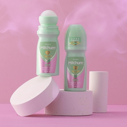 Шариковый антиперспирант-дезодорант Mitchum Powder Fresh