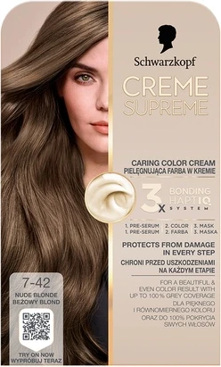 Creme Supreme Hair Color Schwarzkopf Cool Ash Light Blonde